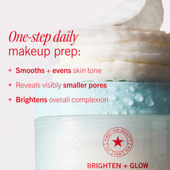 Brighten + Glow Facial Radiance Pads with Glycolic + Lactic Acids 90 Count