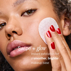 Brighten + Glow Facial Radiance Pads with Glycolic + Lactic Acids 90 Count