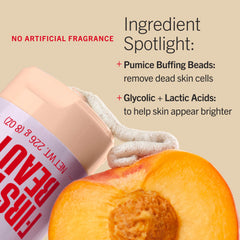 KP Bump Eraser Body Scrub 10% AHA Fresh Peach Travel Size