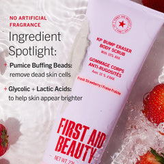 KP Bump Eraser Body Scrub 10% AHA Fresh Strawberry